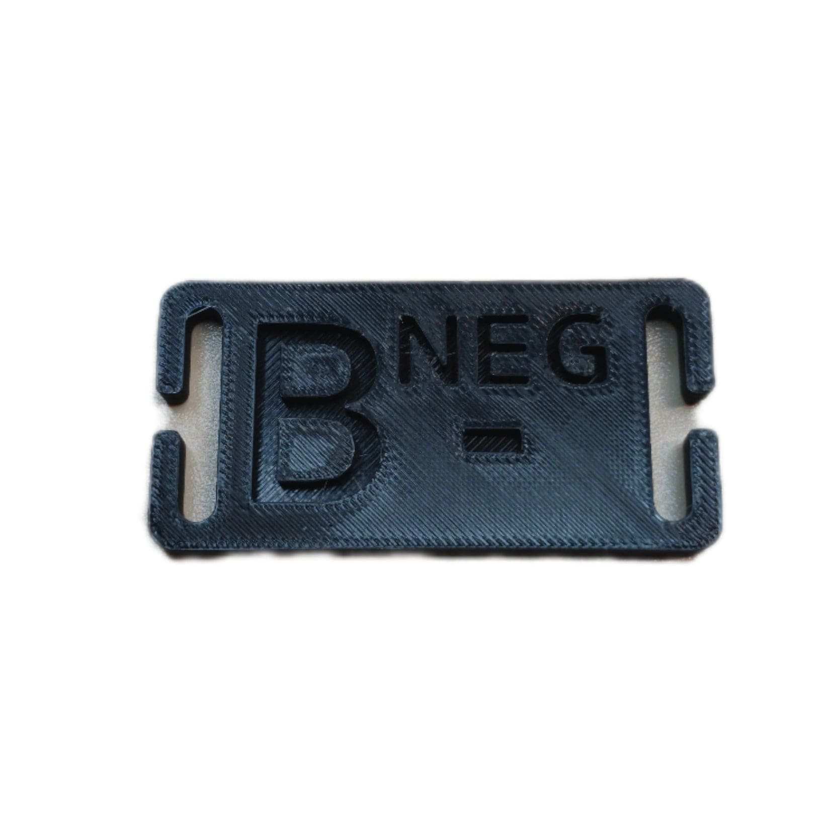 Blood Type Tag for MOLLE Gear & Med Kits