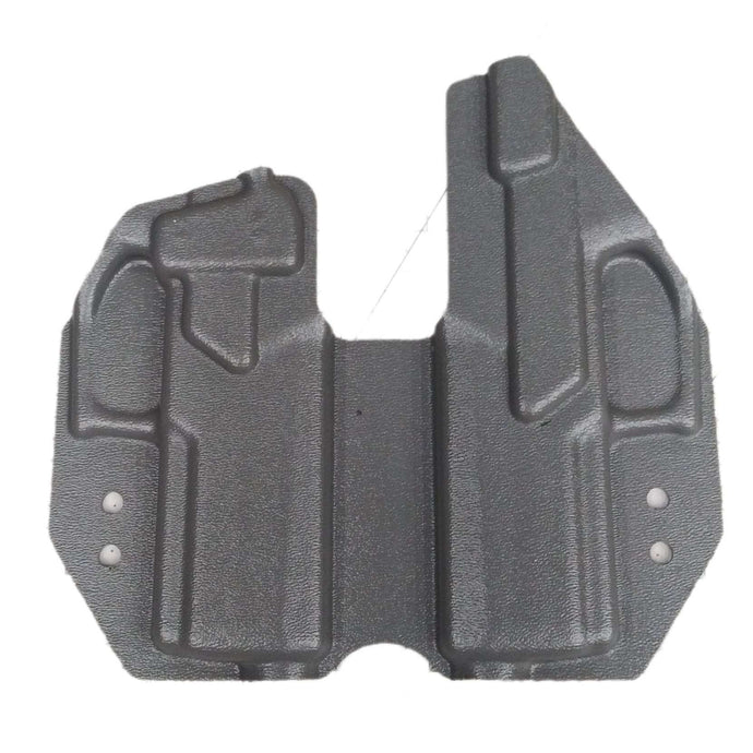 IWB non-light bearing shell for DIY holster crafting, precision-cut, right-handed, in Boltaron or Kydex.